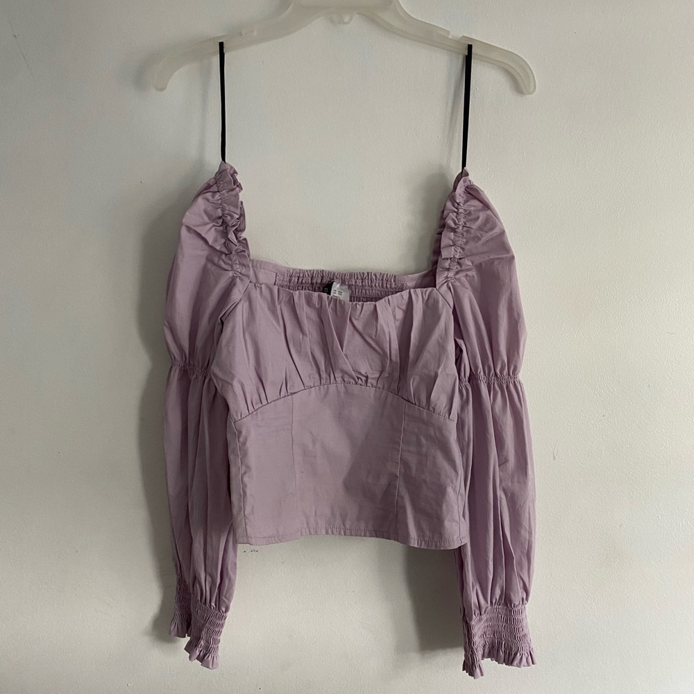 H&M top, size XXS, light purple